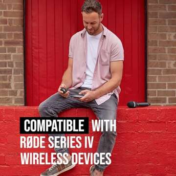 RØDE Interview PRO Wireless Handheld Condenser Microphone with a Broadcast-grade Capsule and 32-bit Float On-board Recording for Content Creation, Media and Interviews