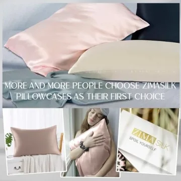 ZIMASILK Mulberry Silk Pillowcase for Ultimate Comfort and Care
