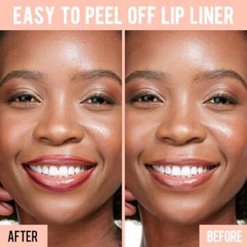 iMethod Lip Stain - Lip Liner Stain, Peel Off Lip Stain with Tweezer, Natural Long Lasting Lip Stain...