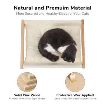 FUKUMARU Cat Hammock - Plush Velvet Bed for Cats and Dogs