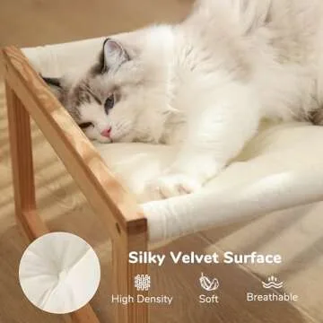 FUKUMARU Cat Hammock - Plush Velvet Bed for Cats and Dogs