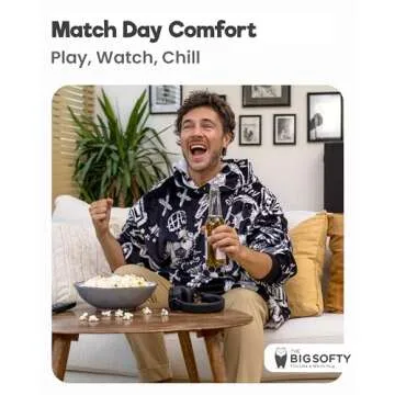 Big Softy Oversized Blanket Hoodie - Ideal for Soccer Fans