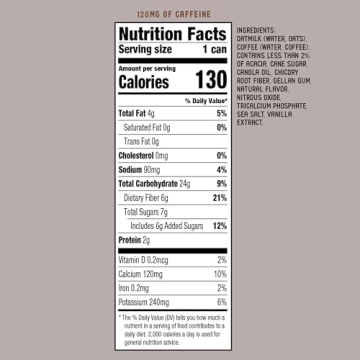 La Colombe Vanilla Draft Latte Oatmilk - 9 Fl Oz 4 Pack