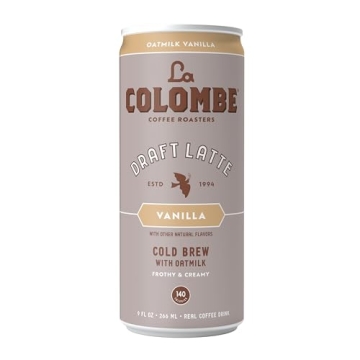 La Colombe Vanilla Draft Latte Oatmilk - 9 Fl Oz 4 Pack