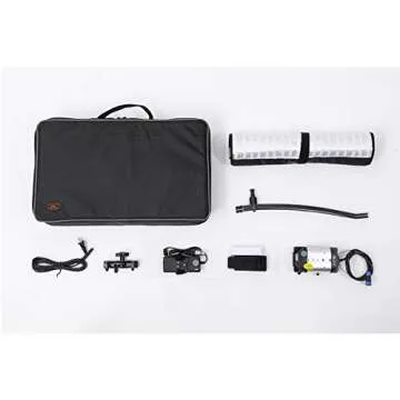 Falcon Eyes RX-18T (New Packaging) 62W Photo Light Portable LED Photo Light Flexible LED Photo Light with Diffuser (RX-18T Kit with Soft Box)