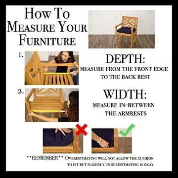 Sorra Home Sunbrella Deep Seating Cushion Set - Lido Indigo