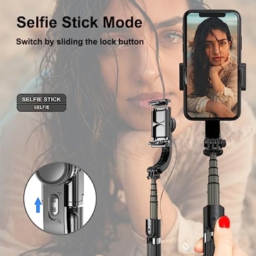 Fisherfans Gimbal Stabilizer for Smartphones - 360° Rotation