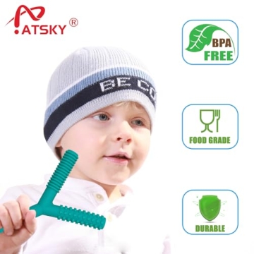 Sensory Chew Toys for Kids with Autism - 5 Pack Silicone Chews