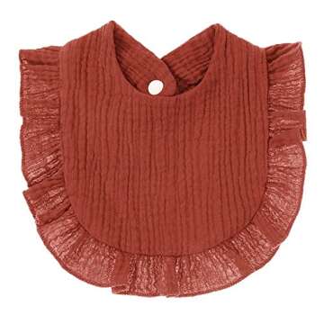 Unisex 4 Pack Cotton Baby Drool Bibs for Feeding