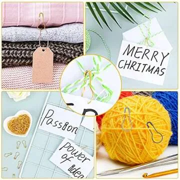 500 Metal Gourd Safety Bulb Pins for DIY Crafts