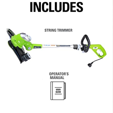 Effortless Lawn Care with Greenworks Corded Trimmer