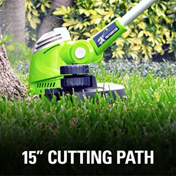 Effortless Lawn Care with Greenworks Corded Trimmer