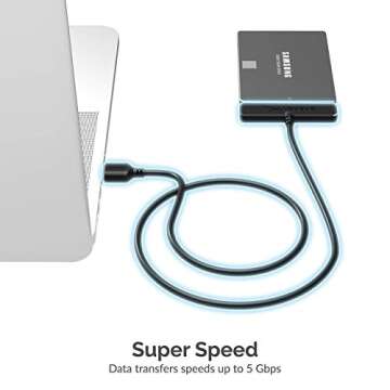 SABRENT USB 3.0 to SSD Adapter with Data Cables