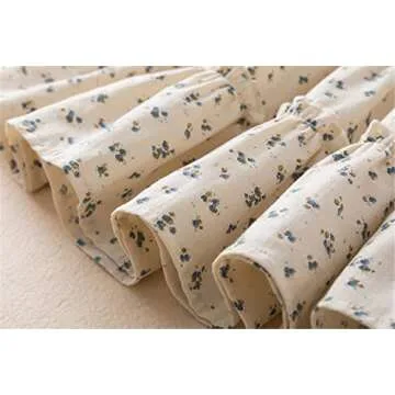 NNJXD Little Girl Smocked Elastic Dress Princess Girls Casaul Printed A-line Sundress 1913 Floral 5-6 Years