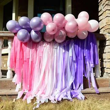 Colorful Melody Fantasy Streamers for Party Backdrops