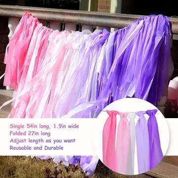 Colorful Melody Fantasy Streamers for Party Backdrops