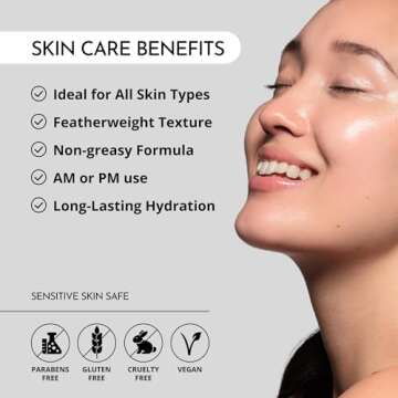 MAELOVE Plush Cream Lightweight Moisturizer, Unscented Hydrating Face Cream with Squalane, Hyaluronic Acid, For Oily and Sensitive Skin, Vegan, Made in USA, 2.0 fl oz