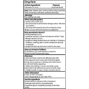 Powerful 5% Lidocaine Cream for Pain Relief and Care
