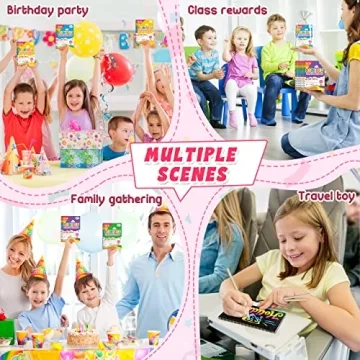 Scratch Art Party Favors for Kids - 24 Pack Creative Supplies