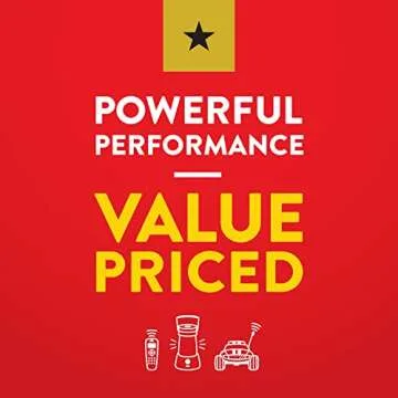 Eveready Gold Alkaline 9V Batteries, 1 Pack of 9 Volt Batteries