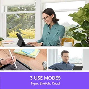 Logitech Slim Folio Keyboard Case for iPad 7th 8th 9th Gen