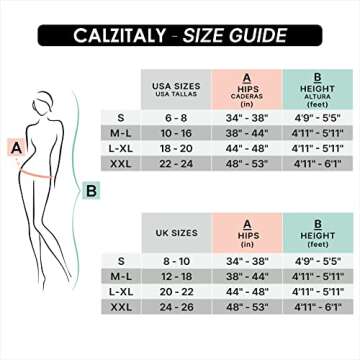 CALZITALY Seamless Sheer Tights with Comfortable Waistband, 15 Dernier Pantyhose (XX-Large, Skin)