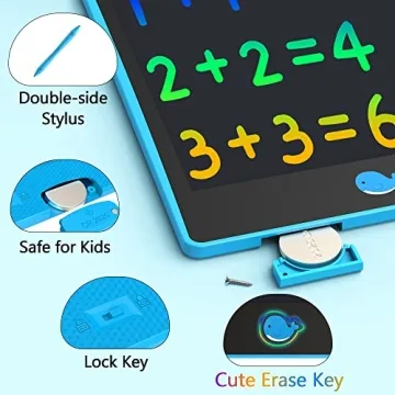 Hockvill LCD Writing Tablet 8.8 Inch for Kids – Perfect Doodle Board