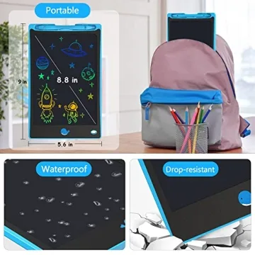 Hockvill LCD Writing Tablet 8.8 Inch for Kids – Perfect Doodle Board