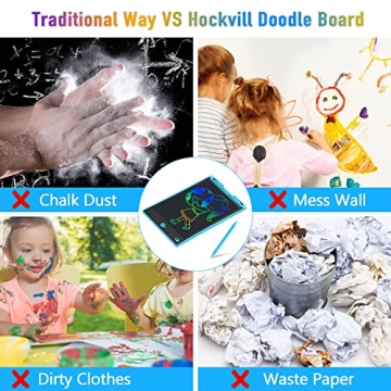 Hockvill LCD Writing Tablet 8.8 Inch for Kids – Perfect Doodle Board