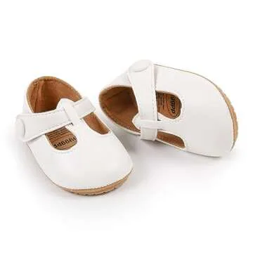 Mary Jane Shoes for Baby Girls Soft Sole Toddler Shoes