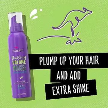 Aussie Mousse, with Bamboo & Kakadu Plum, Instant Volume, For Fine Hair, 6 Fl Oz (Pack of 3), Packag...