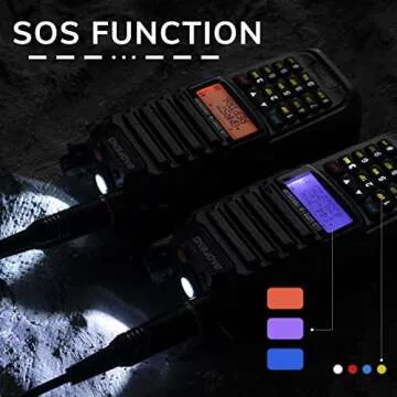 BAOFENG UV-9G GMRS Radio, IP67 Waterproof Two Way Radio for Adults, NOAA Scanner & Receiver Long Range Rechargeable Handheld Radio, Repeater Compatible, with Programming Cable