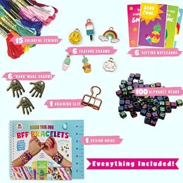 Creative Friendship Bracelet Making Kit for Young Artists