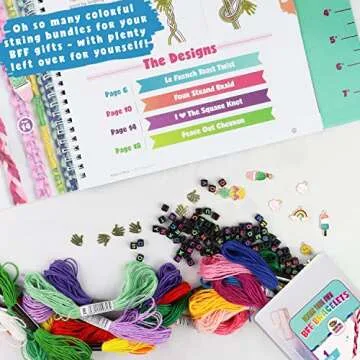 Friendship Bracelet Making Kit for Creative Girls 8-12