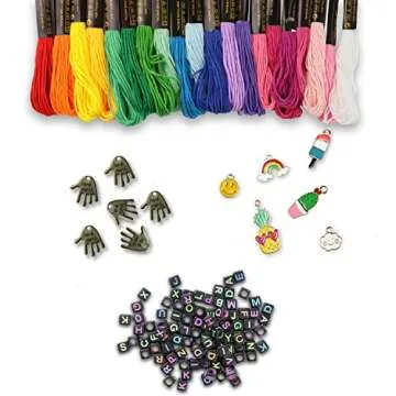 Friendship Bracelet Making Kit for Creative Girls 8-12