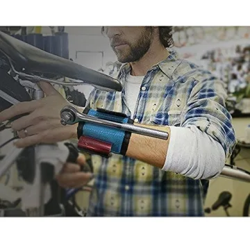 Magnetic Wristband, BLENDX Men Stocking Stuffers Gifts Tool with Strong Magnets for Holding Screws, Nails, Drill Bits Cool Tools for Father's Day Gift for Him, Men, Husband, Dad, Guys, DIY-er