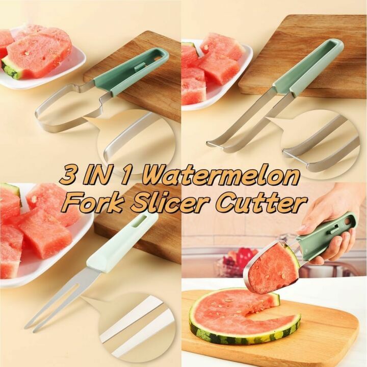 Watermelon Cutter Slicer Tool 3-in-1