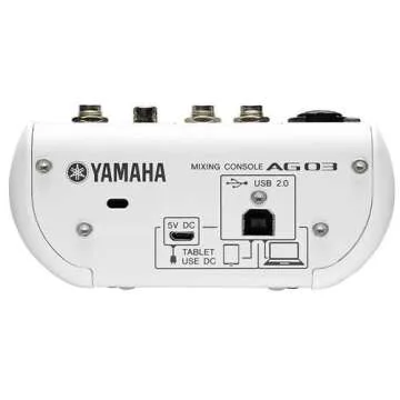 Yamaha AG03 3-Channel Mixer for Streaming and Recording