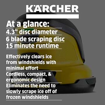 Kärcher EDI 4 Electric Ice Scraper Efficient Winter Tool