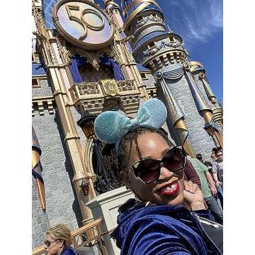 Comfortable and Stylish Blue Mouse Ears for All Ages