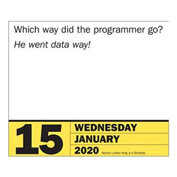 290 Bad Jokes & 75 Punderful Puns for the Whole Family Page-A-Day Calendar 2020