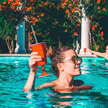 Stainless Steel Drinking Straws | COMPLETE Set - 10 straws, 2 Brush Cleaners & Travel Case | Eco Fri...