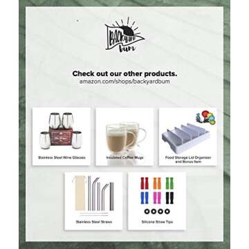 Stainless Steel Drinking Straws | COMPLETE Set - 10 straws, 2 Brush Cleaners & Travel Case | Eco Friendly | Straight & Bent PLUS Wide Smoothie/Boba Straws | Perfect For 20, 30oz. Yeti/RTC Tumblers etc