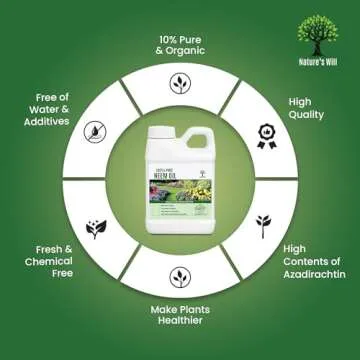 Nature's Will Organic Neem Oil for Healthy Gardening