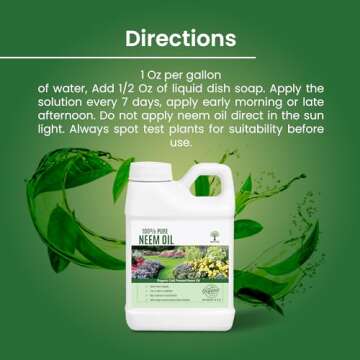 Nature's Will Organic Neem Oil for Healthy Gardening
