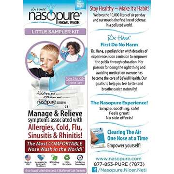 Nasopure Nasal Wash Kit for Effective Allergy Relief