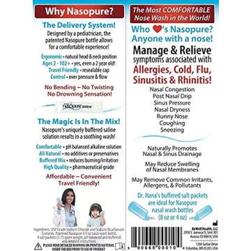 Nasopure Nasal Wash Kit for Effective Allergy Relief