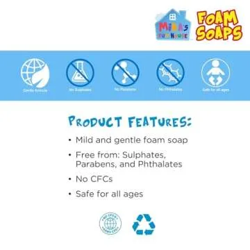 Mika’s Fun House Foam Soap for Kids - 8 Pack Assorted Fun