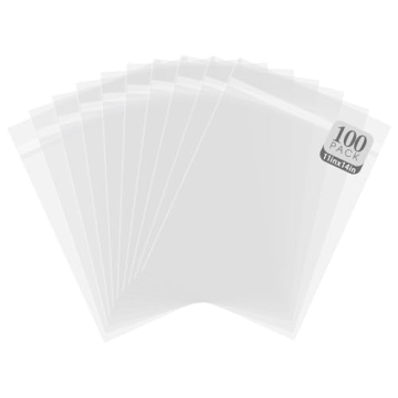 Golden State Art 100 Pack Crystal Clear 11x14 Sleeves - Acid-Free Resealable Bags for Art Prints