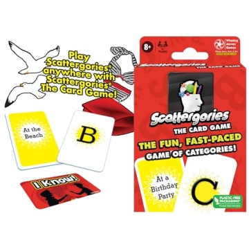 Scattergories Card Game: Fast-Paced Fun for Travel & Family Nights